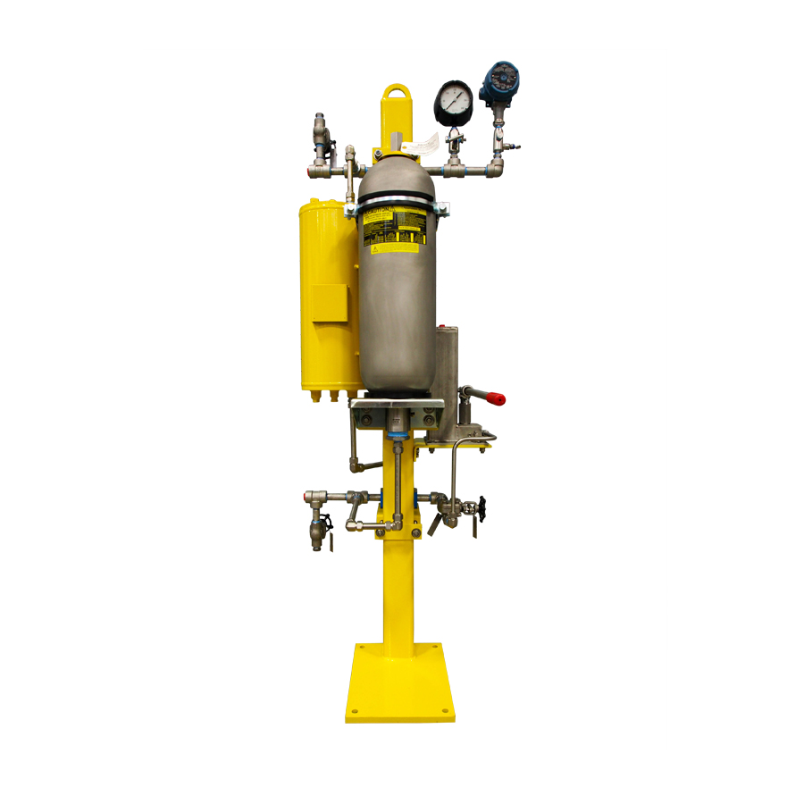 Custom Seal pot with heat exchanger