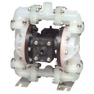 S07B1P1PPNS0E4 - Sandpiper 3/4" Standard Duty Non-Metallic AODD Pump-polypropylene construction with santoprene diaphragms