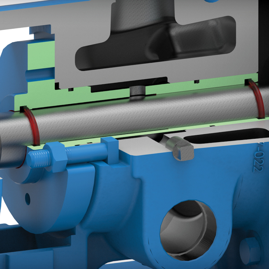 O-pro installed Barrier Seal
