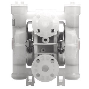Wilden AODD Pump - A2 - 02-10848 - 25 mm (1") Accu-Flo™ Clamped Plastic Pump with Wil-Flex (Santoprene)